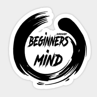 Shoshin The beginner mind Sticker